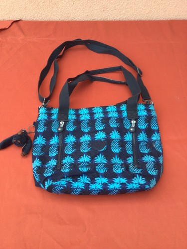 Kipling tasche blau gemustert - kipling,