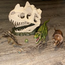 Schleich Schädel T-Rex Stegosaurus Dinosaurier Triceratops