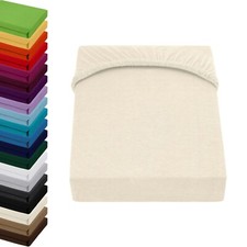 JERSEY Spannbettlaken Spannbetttuch 100% Baumwolle Bettlaken Betttuch Laken