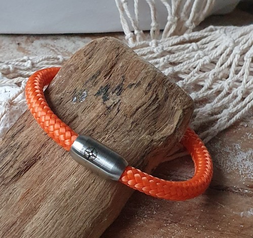 Armband segeltau kompass 6mm - segeltau, "kompass"
