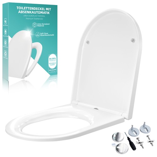 Quick release form sitz - d-form, wc-sitz
