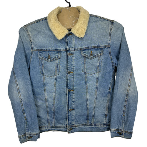 Zara jeansjacke herren blau - xl,
