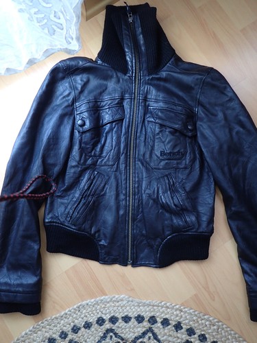 Lederjacke bench bomber - bench, bomber-