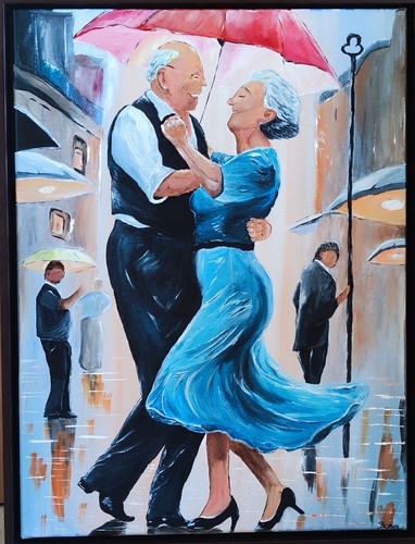 Acrylbild auf leinwand - acrylbild,