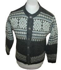 NORDSTRIKK  HERREN WOLLE   ISLANDER NORWEGER STRICKJACKE PULLOVER EHER GR XS