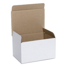 KLAPPDECKELKARTON MAXIBRIEFKARTON GESCHENKBOX 200x150x150 mm Innenmass WEISS NEU