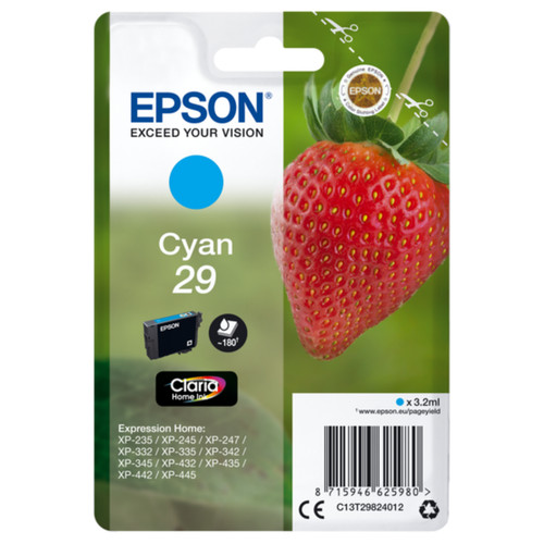 Original epson cyan tinte - 29,