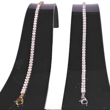 Edelstahl Tennis Armband mit