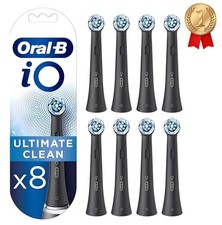 NEU Oral-B iO Ultimative Clean Reinigung Aufsteckbürste - Schwarz, 8er Pack DE✅