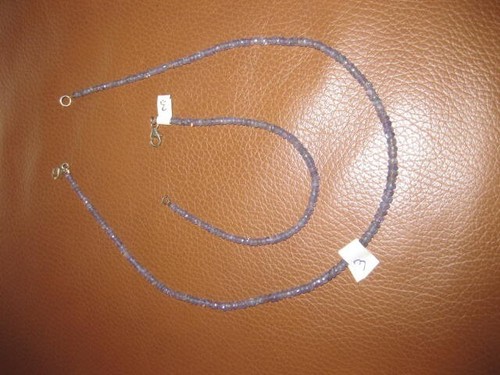 Tansanit kette und armband - tansanit,
