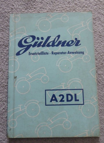 Güldner schlepper a2dl - güldner,