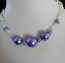 Perlen Halskette  XXL Perlen