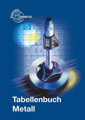 Tabellenbuch metall mit - metall.,