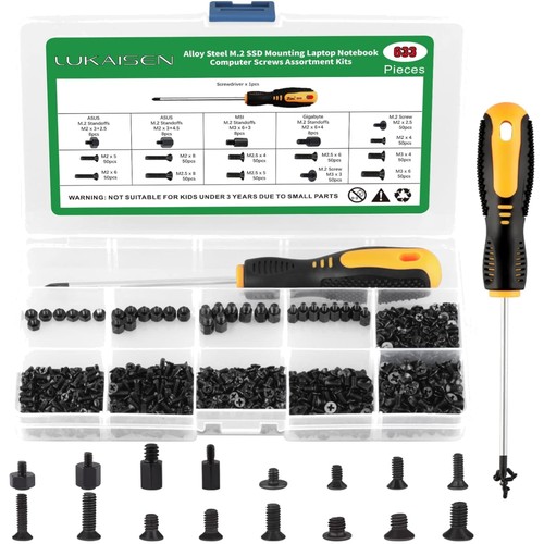 Schraubenset 633stk pc - m2,