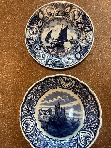 Vintage delft wandteller - 2,