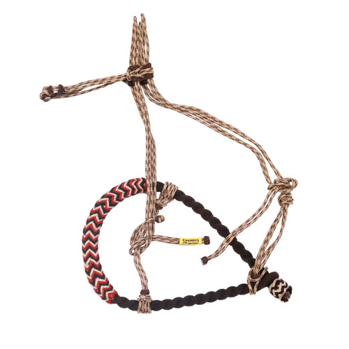 Braided bosal brown tan - braided,