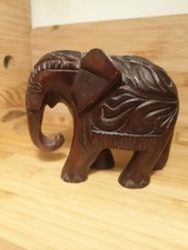Vintage Holzfigur Elefant