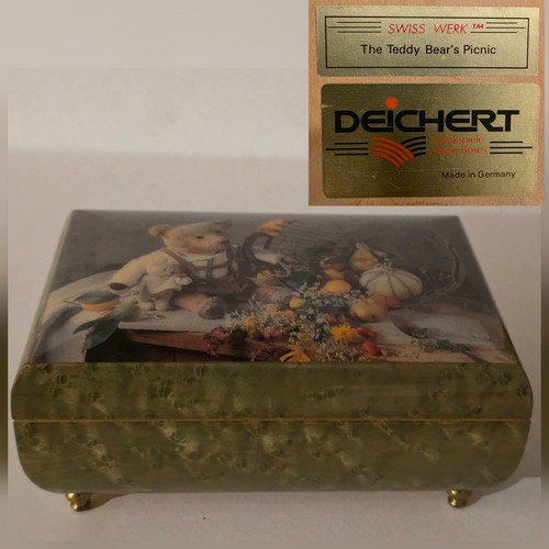 Vintage spieluhr deichert - spieluhr,