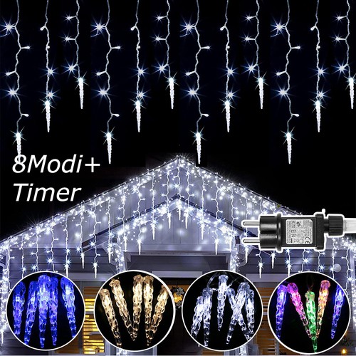 Led lichterkette eiszapfen - lichterkette,