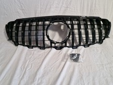 Mercedes Benz E Klasse W213 Zubehörgrill Kühlergrill schwarz glanz Dummy Kamera