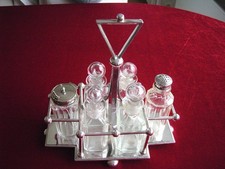 Antikes versilbertes menage - antikes,