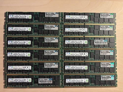 12x samsung 16gb ddr3 2rx4 - 16gb,