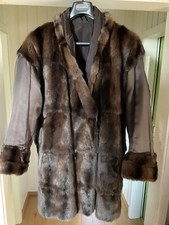 Fell-Mantel Pelz Wendemantel