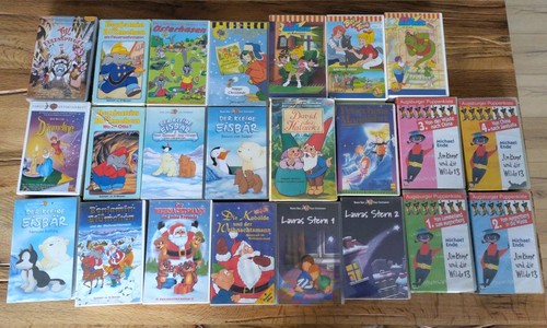 Kinder vhs konvolut - kinder-vhs,