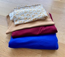 Jersey Stoffpaket 4 Farben