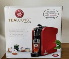 Teekanne Tealounge Teemaschine, Silber, Tee Kapselmaschine