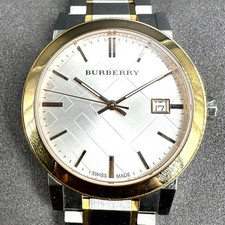 The City Collection Burberry Unisex-Herrenuhr Edelstahl Swissmade Fullset BU9006