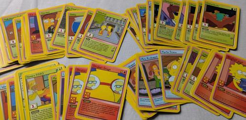 Simpsons sammelkartenspiel - simpsons,