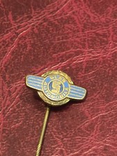 Alte Anstecknadel Glas Automobile, emailliert, Original 50er/60er-Jahre 