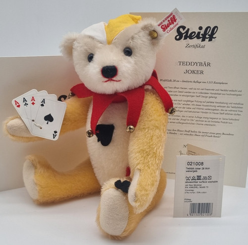 Selten steiff teddybär joker - selten!,