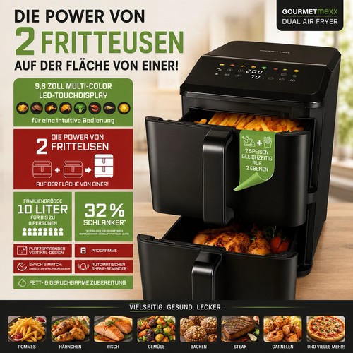Gourmetmaxx fryup airfryer - gourmetmaxx,