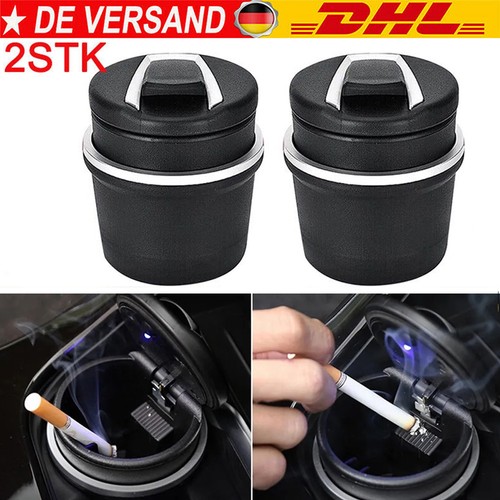 Auto aschenbecher mit - 2x,