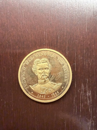 Ludwig bayern medaille - ludwig, ii