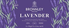 Bronnley Seife Lavender 3 x