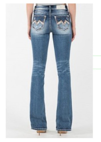 Miss jeans mid rise boot - miss,
