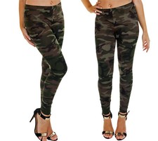 Damen Camouflage Leggings Hose