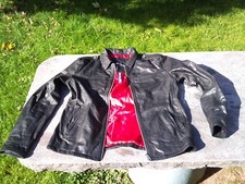 SUPERDRY Herren Lederjacke schwarz M - L ungetragen echt Leder UVP329.- kult top