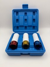 Schlagschrauber Nuss Set 17 19 21 mm CR-MO 1/2" Felgenschutz Box 3-tlg.