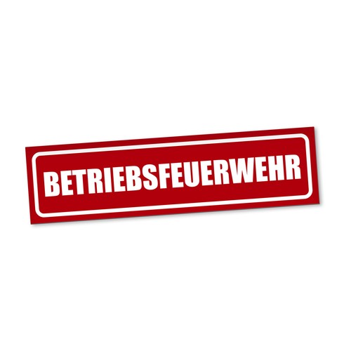 Betriebsfeuerwehr magnetschild - betriebsfeuerwehr,
