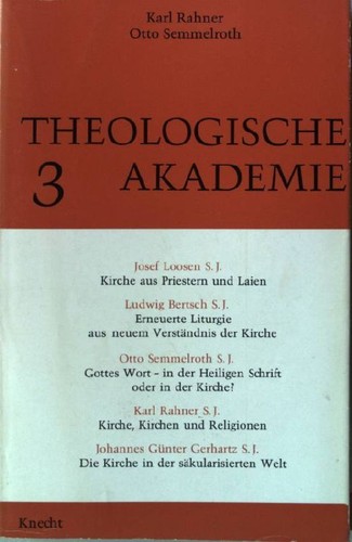 Theologische akademie band - theologische,