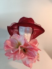 extravaganter Organza Hut 💚