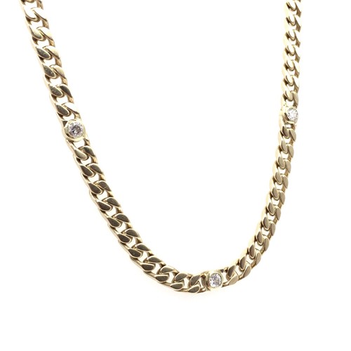 44cm halskette 14kt gelbgold - 44cm,
