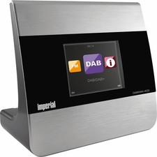 Imperial DABMAN i400 Silber Hybridradio DAB+/FM/WLAN/ Bluetooth 3,2" iOS/Android