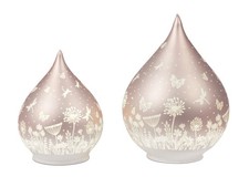 2er Set LED Dekoobjekte