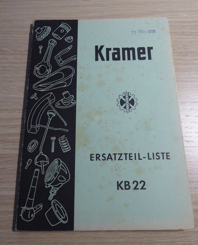 Kramer schlepper kb22 - kramer,