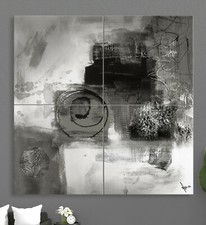 ABSTRAKT 4er Leinwand BILD-SET